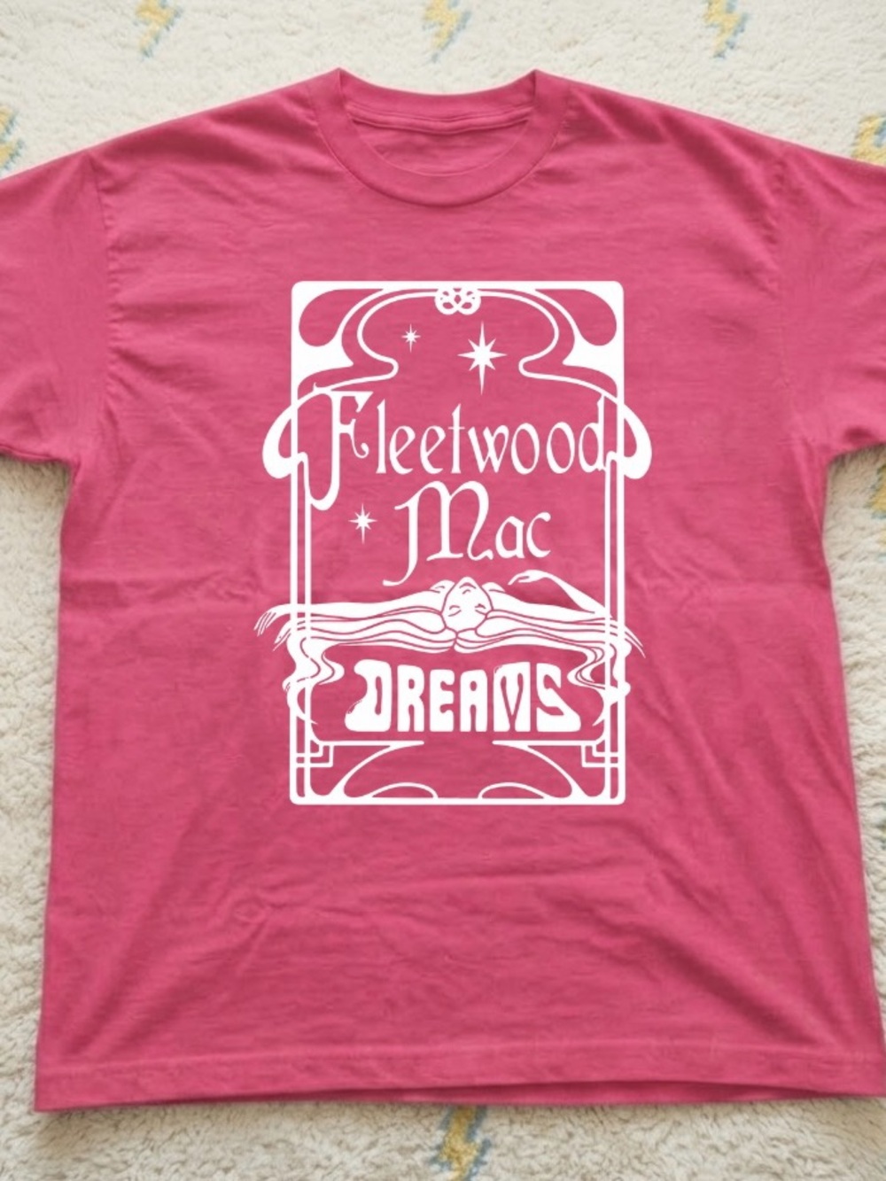 Fleetwood Mac Dreams Star and Figure Illustration Tee